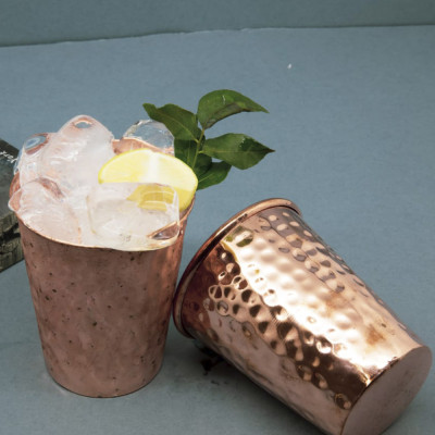 Copper Chai or Tea Glasses for Home Set of 2